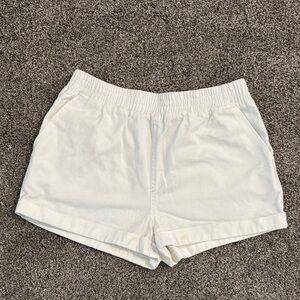 Forever 21 Cream High Waist Shorts